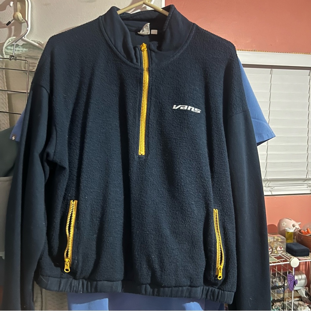 Vans Medium Navy Blue Quarter Zip